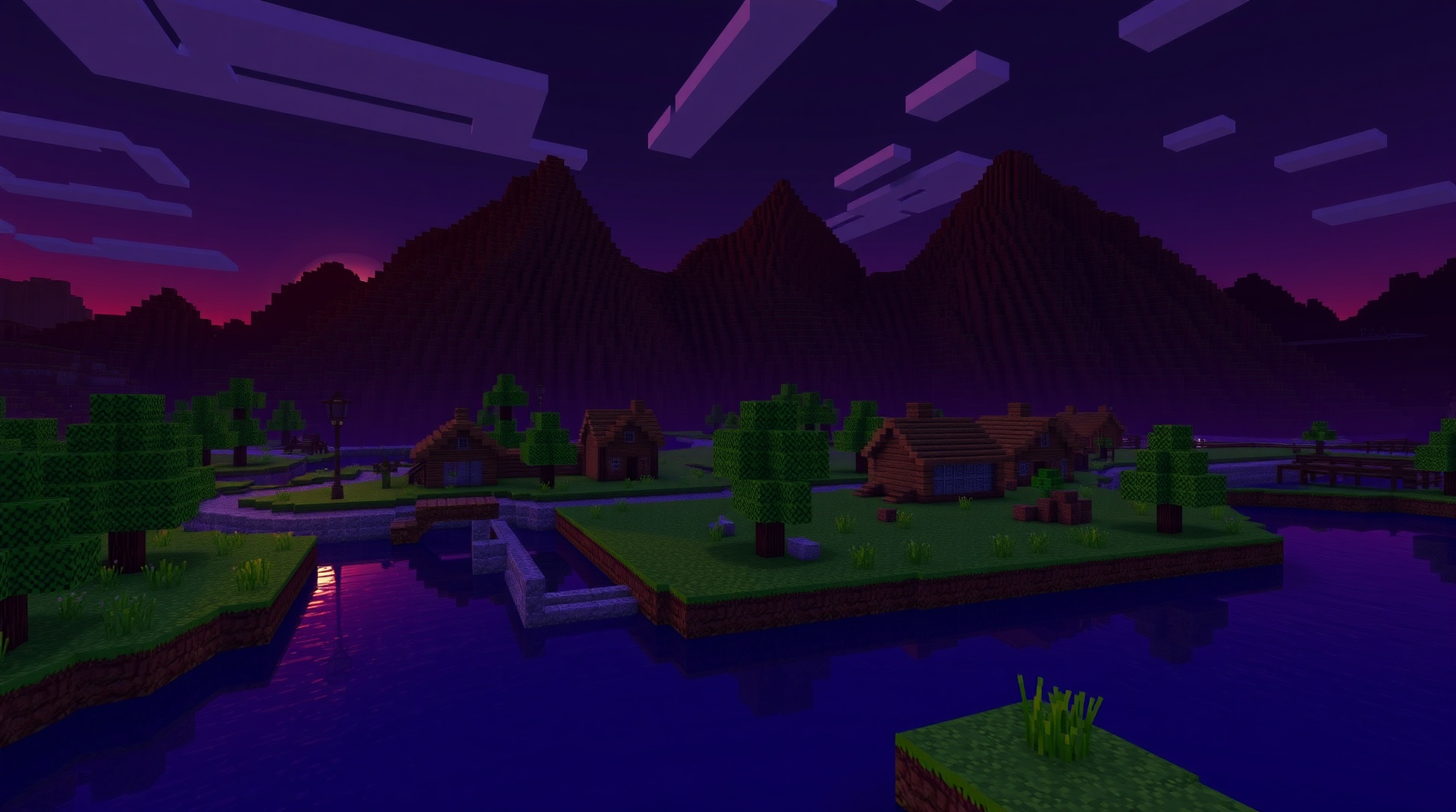 Minecraft landscape